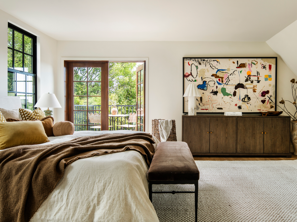 a well-decorated bedroom
