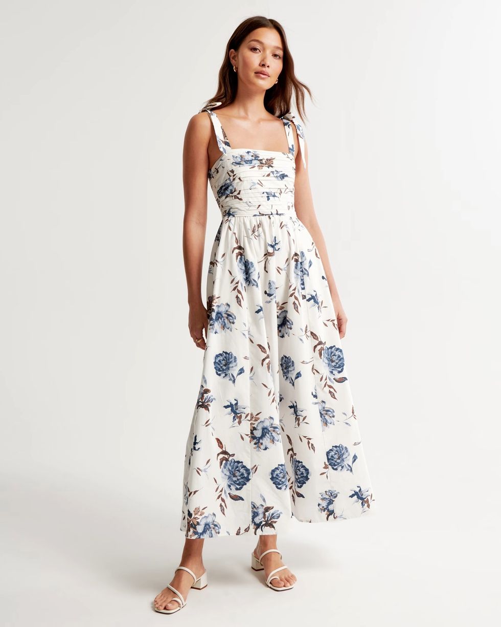 Abercrombie Emerson Tie Strap Maxi Dress