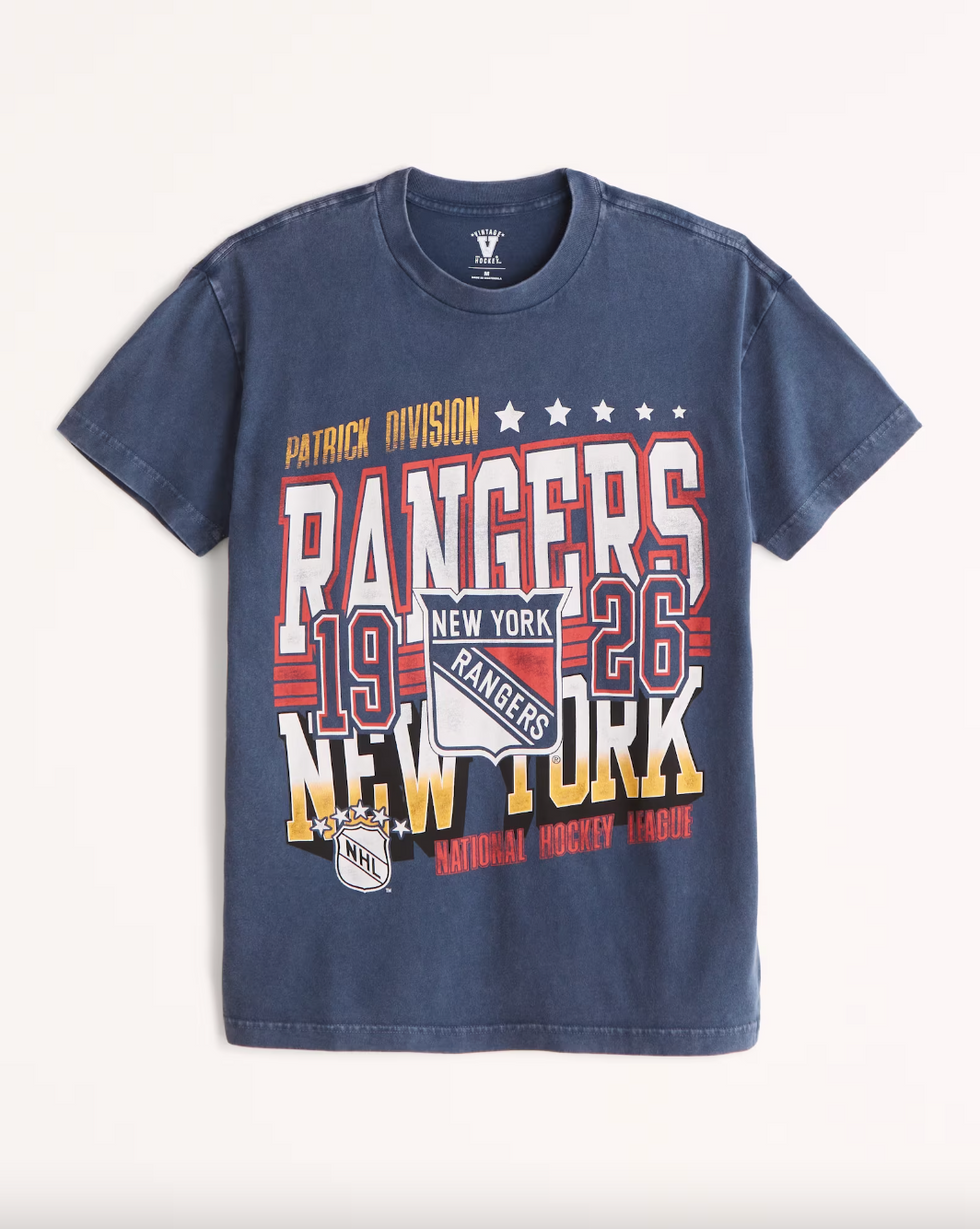 Abercrombie & Fitch New York Rangers Graphic Tee