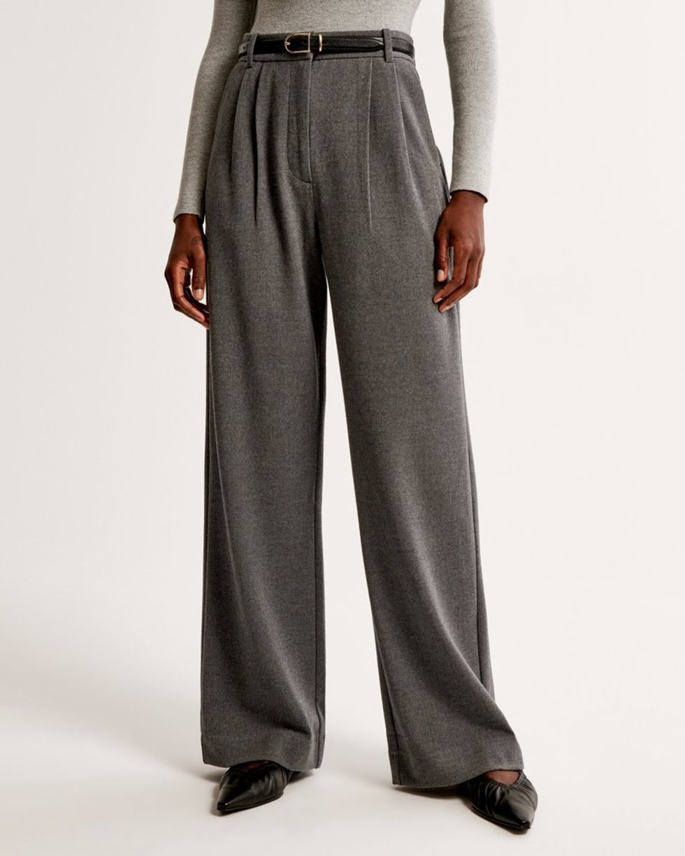Abercrombie & Fitch Sloane Tailored Brushed Suiting Pant