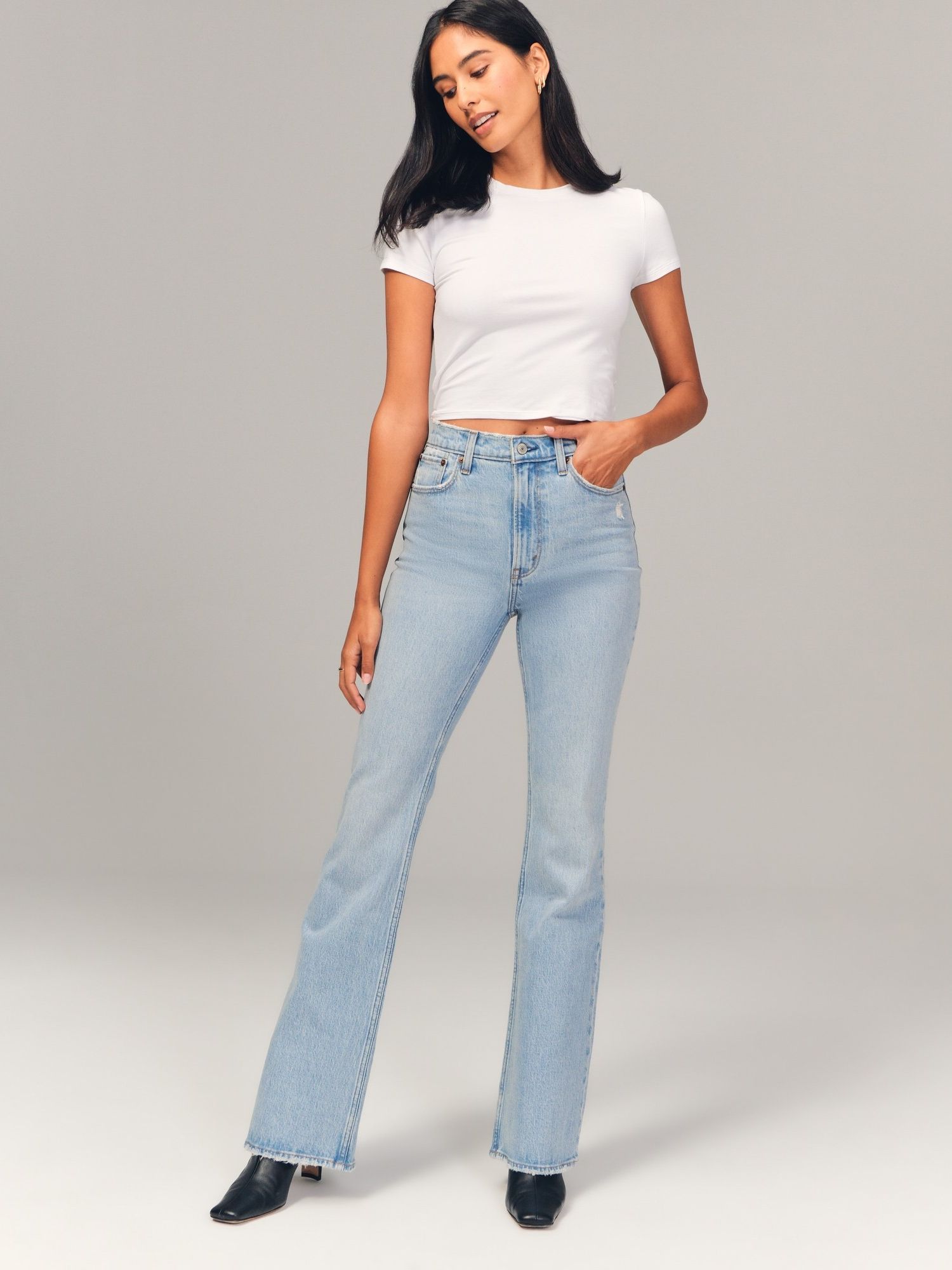 Abercrombie & Fitch We The Free Flora Low-Rise Bootcut Jeans