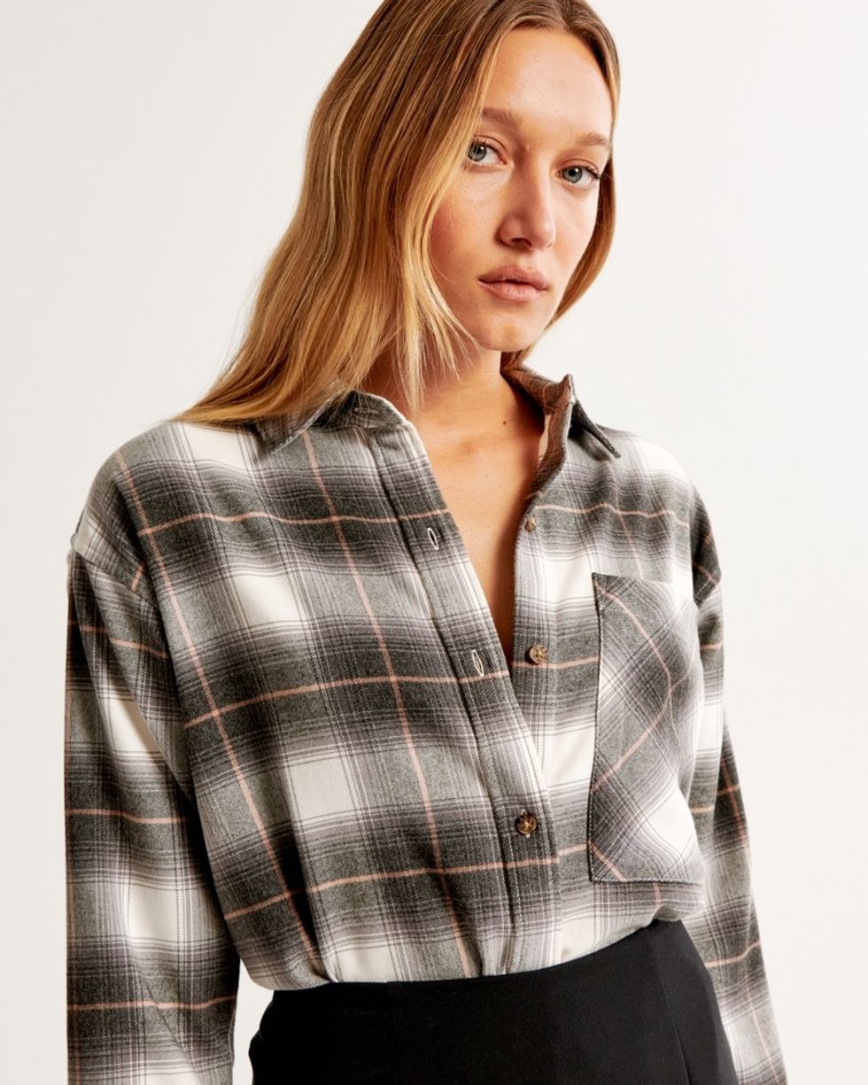 Abercrombie Oversized Flannel Shirt