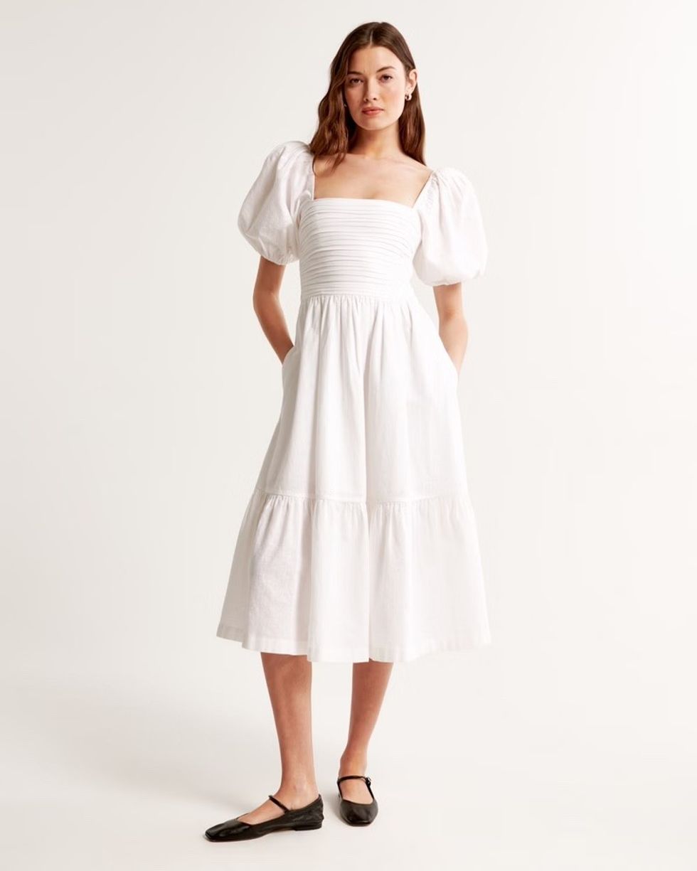 Abercrombie Puff Sleeve Dress