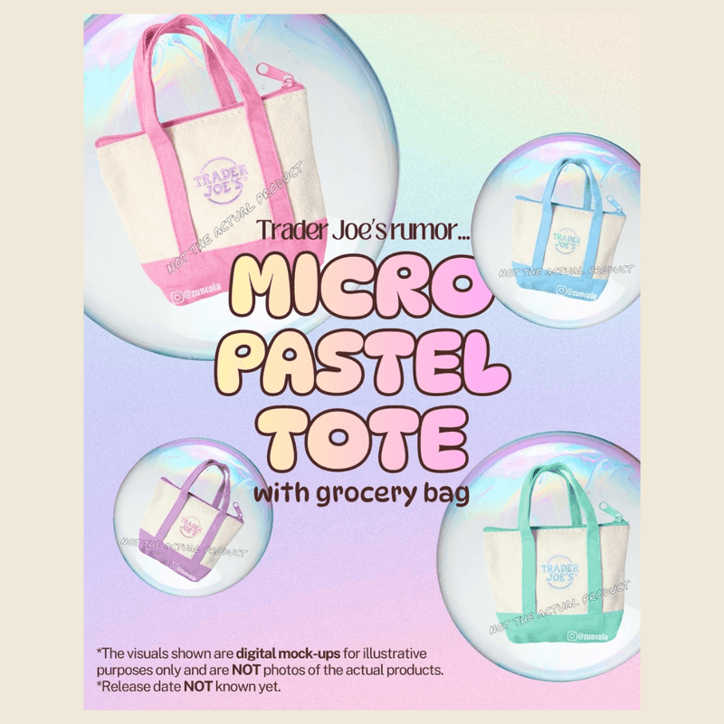 Trader Joe's Is Rumored To Drop Pastel Micro Totes In 2026 - Brit + Co