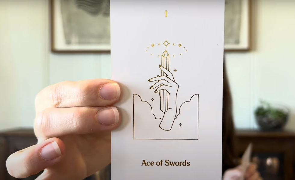 Ace of Swords Tarot Card