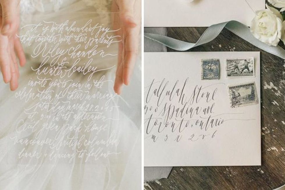 Acrylic Wedding Invitations