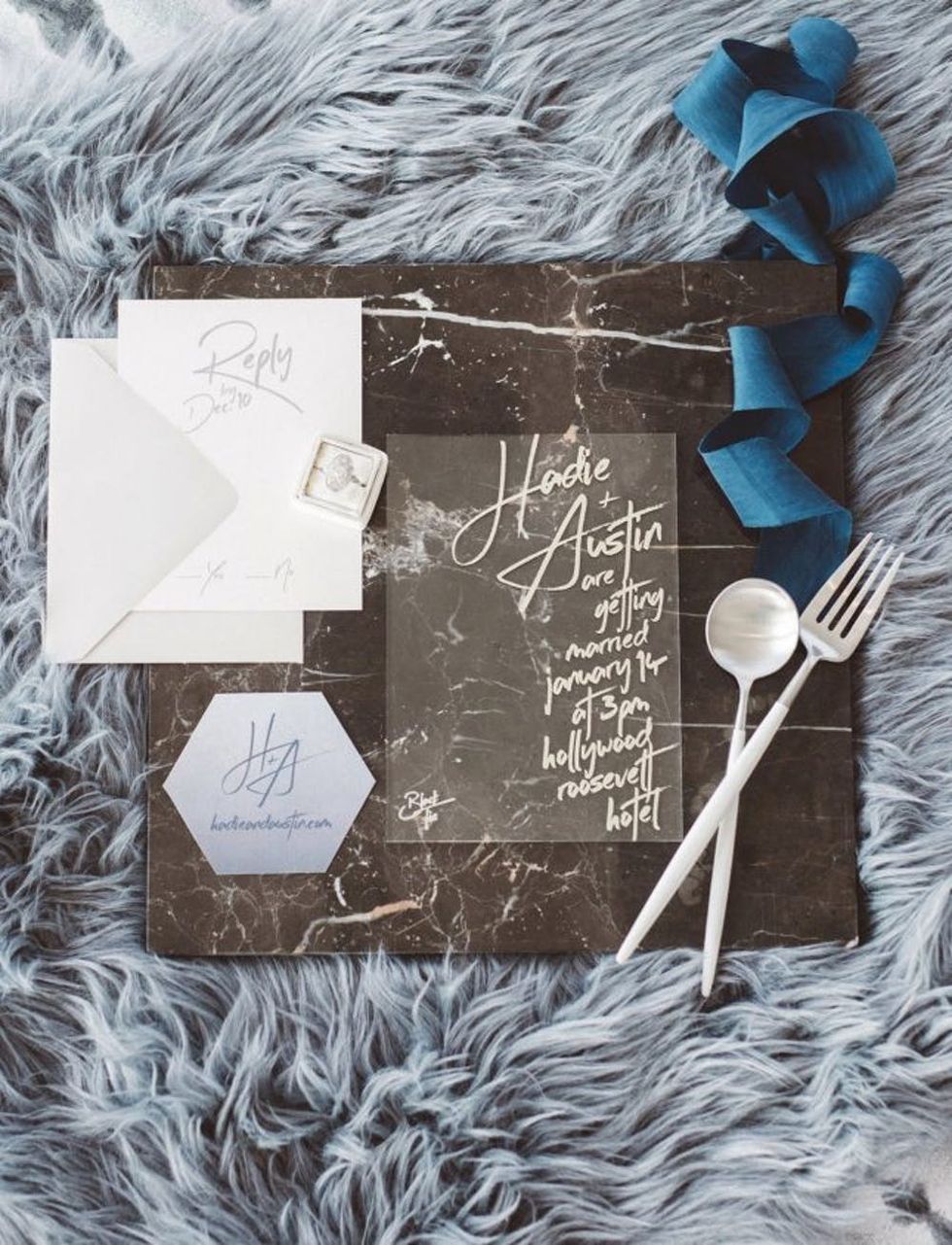 Acrylic Wedding Invitations