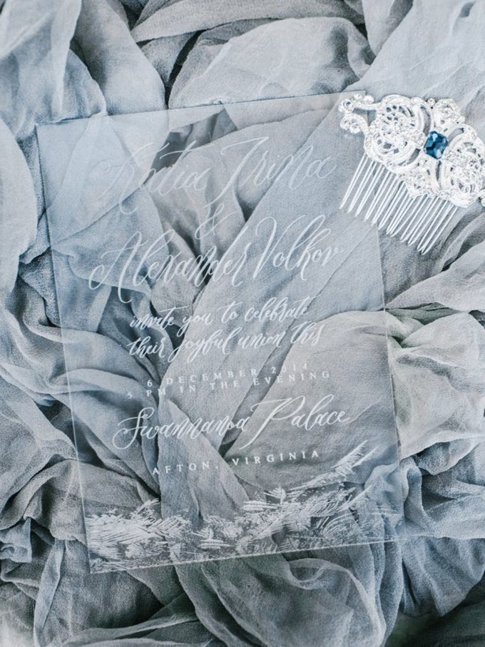 Acrylic Wedding Invitations