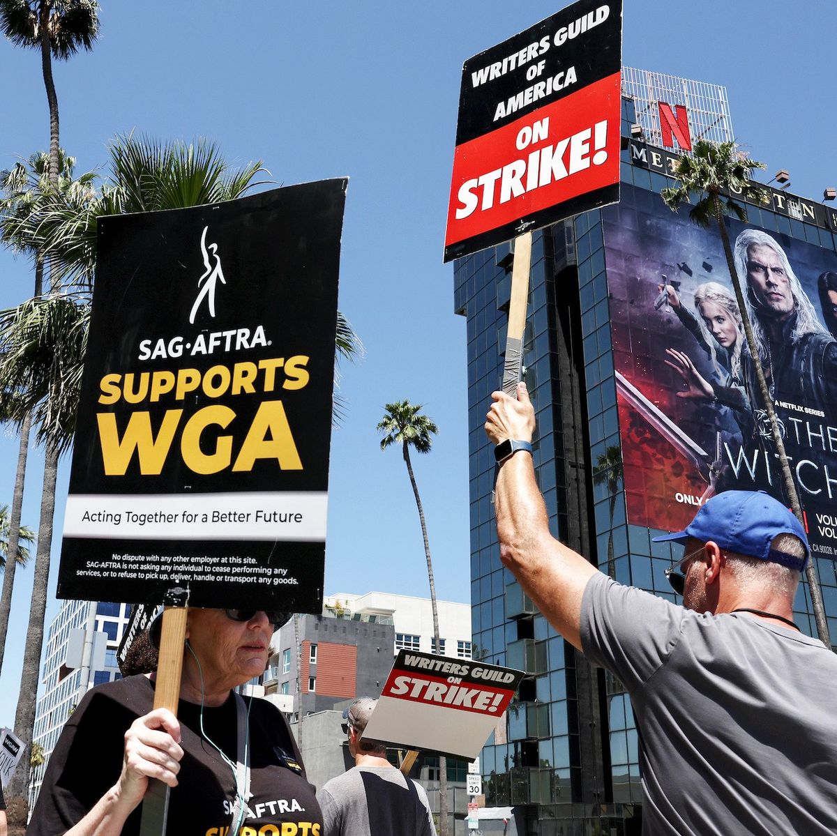 actor strike writers strike 2023 sag-aftra