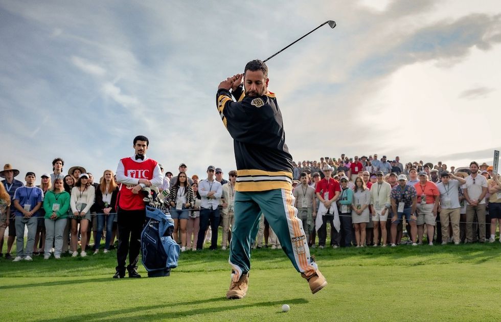 Adam Sandler in Happy Gilmore 2 on Netflix