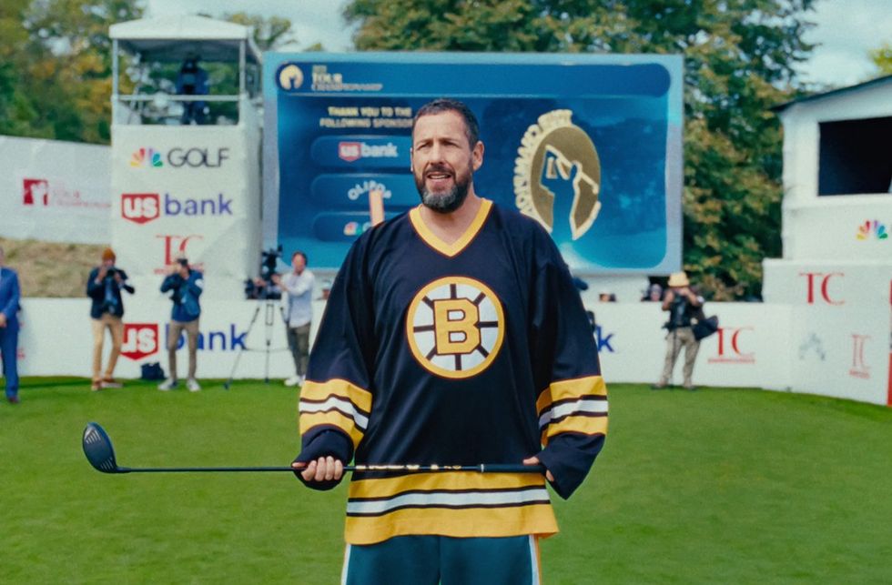 Adam Sandler in Happy Gilmore 2 on Netflix