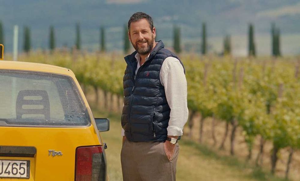 Adam Sandler in Jay Kelly on Netflix