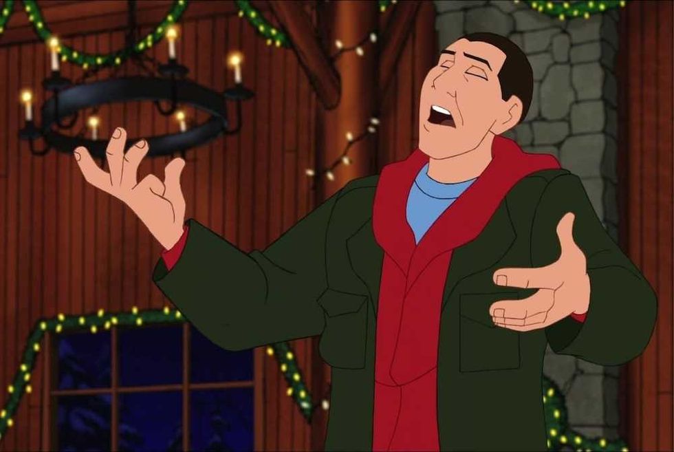Adam Sandler's character in Eight Crazy Nights