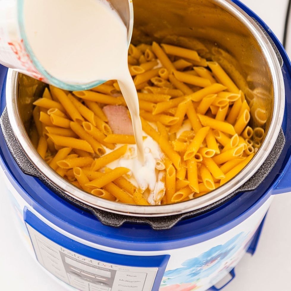 add all the rest of the ingredients so it can cook in the instant pot