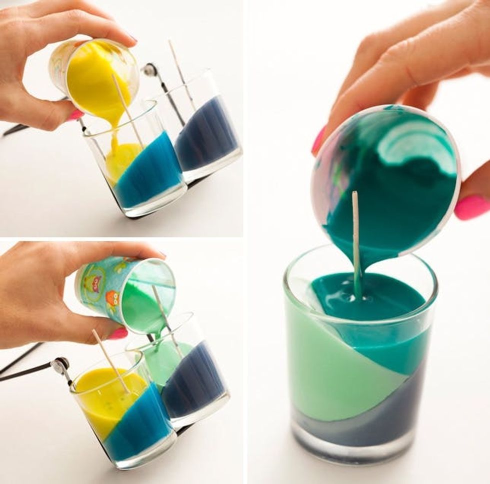 add different colors to votives