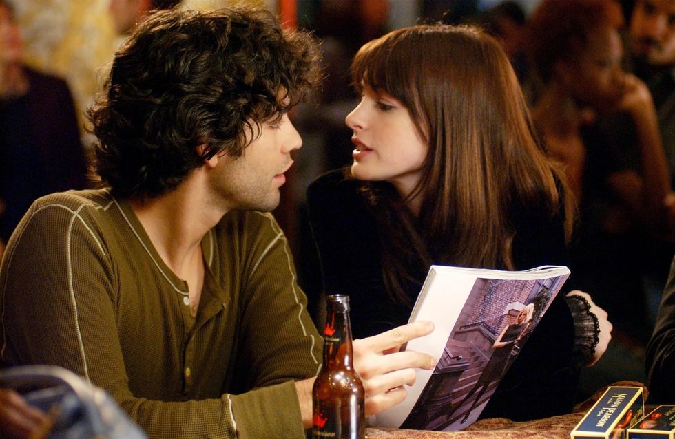 adrien grenier and anne hathaway in the devil wears prada