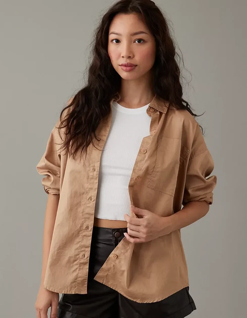 AE Perfect Button-Up Shirt