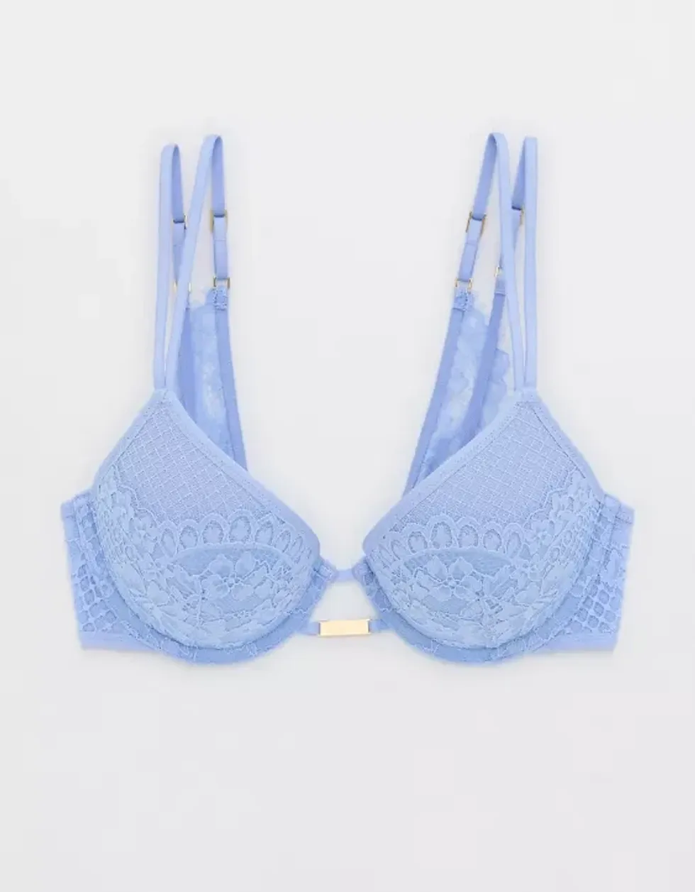Aerie Show Off Plunge Push-Up Lace Bra