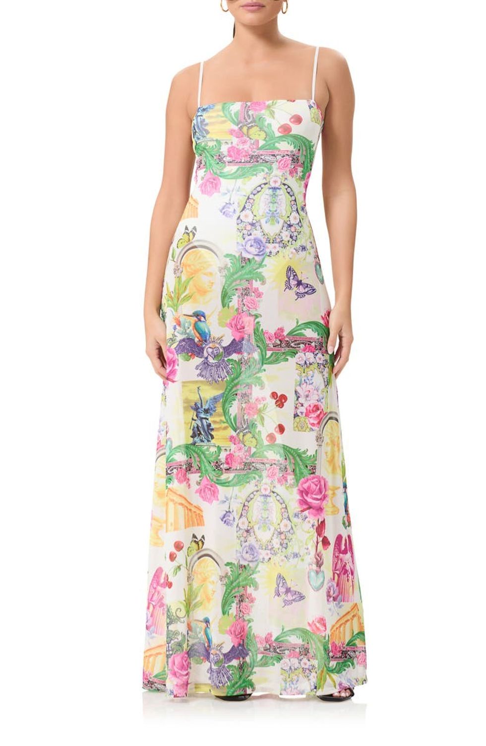 AFRM Shea Floral A-Line Maxi Dress