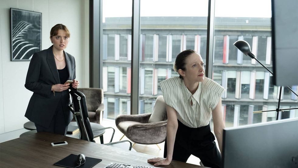 aimee lou wood and Andrea Riseborough