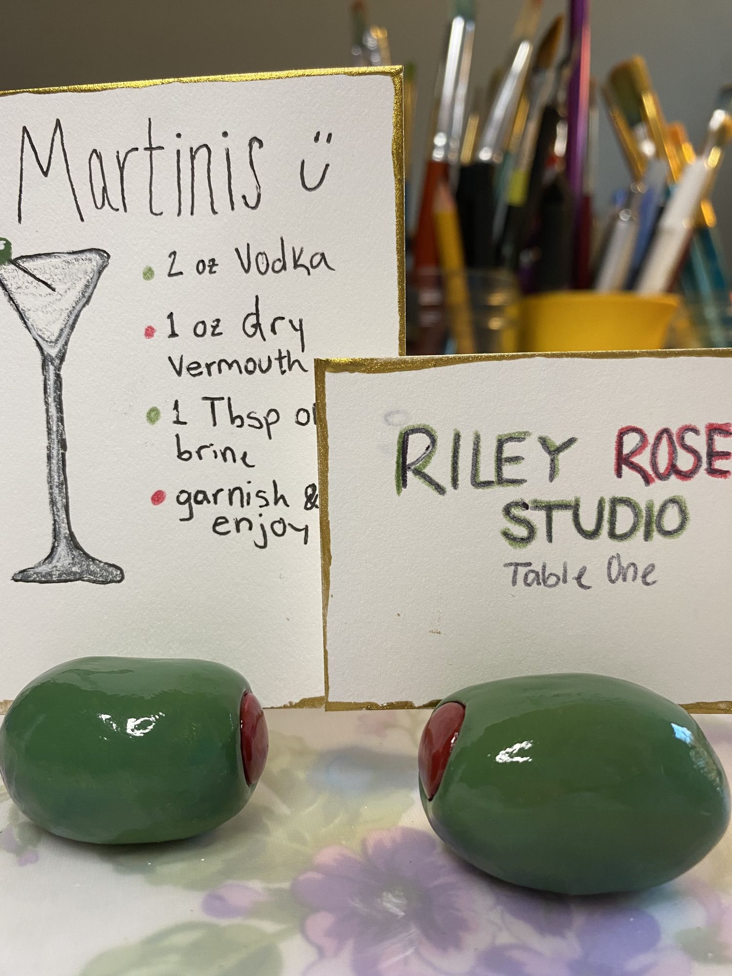 air dry clay picture holders