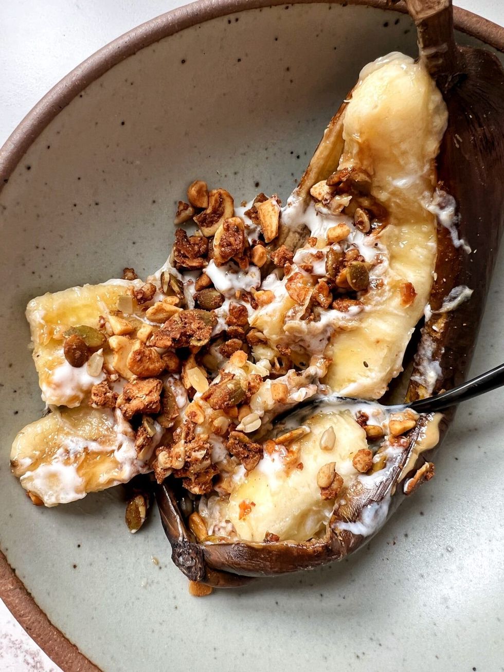 Air Fryer Banana Split