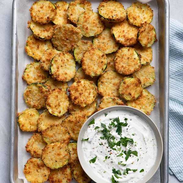 Air-Fryer Zucchini Chips