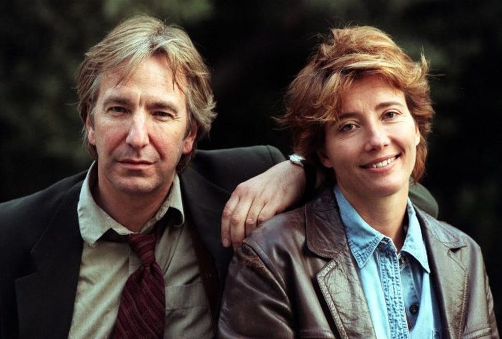 Alan Rickman and Emma Thompson _ Love Actually
