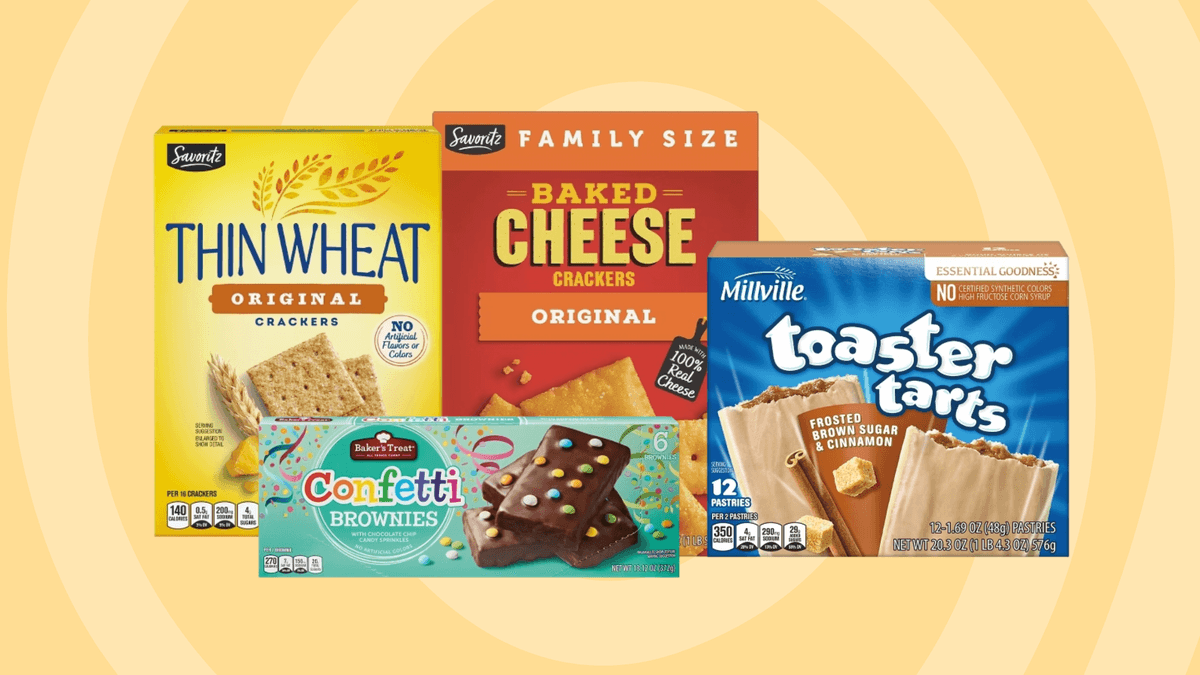 ​Aldi dupes shoppers say aren't better than name brand include the grocer's versions of Wheat Thins, Cosmic Brownies, Cheez-Its, and Pop-Tarts.