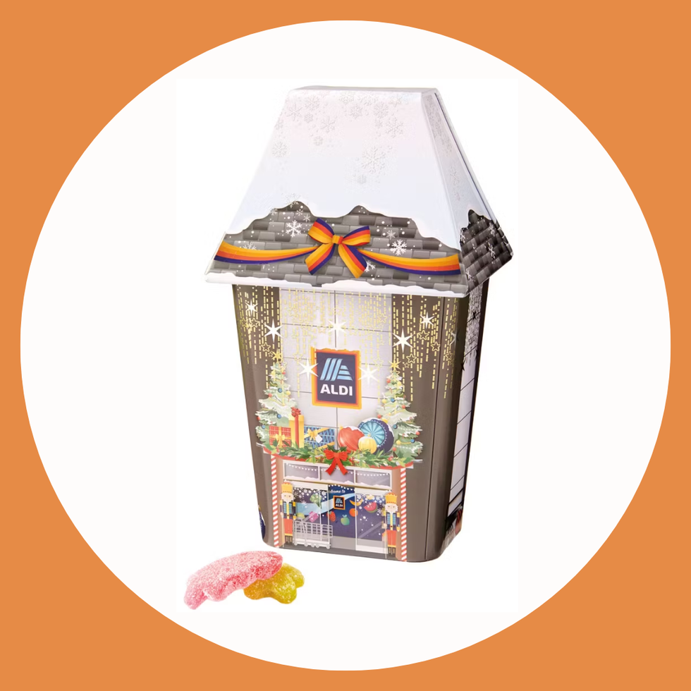 Aldi Tin Candy Filled House