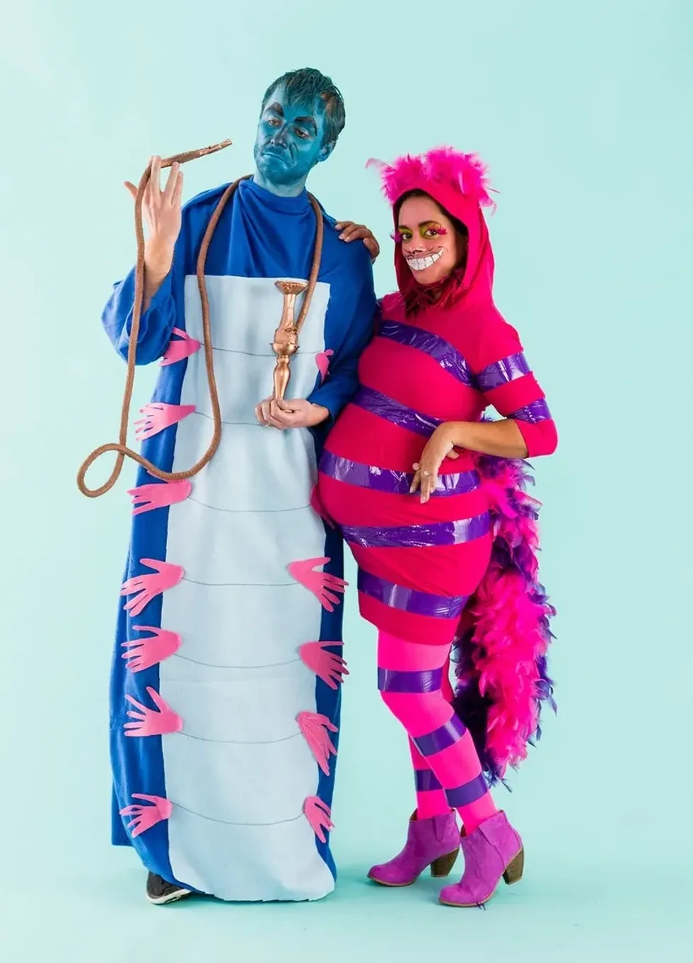 "Alice in Wonderland" Caterpillar and Cheshire Cat