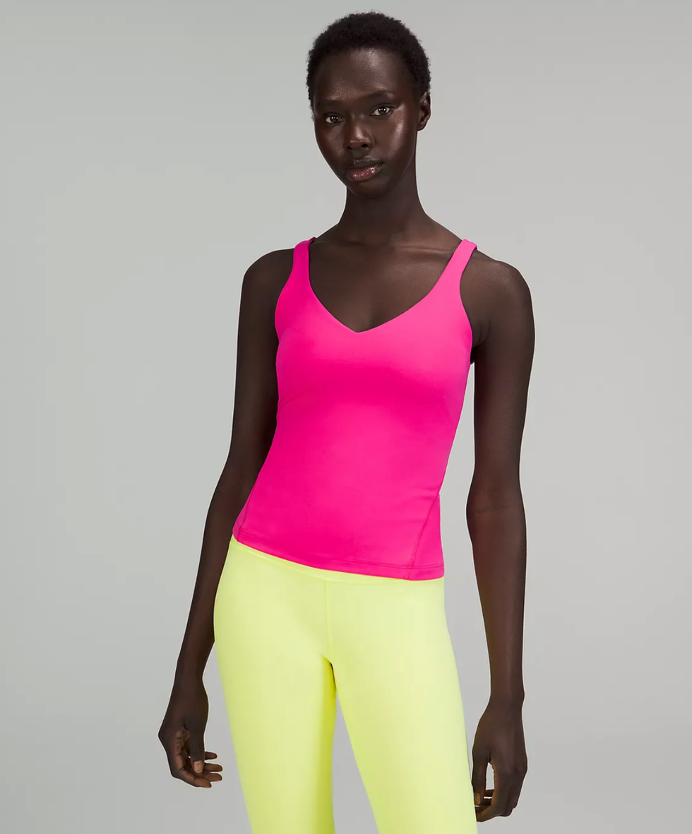 Align Waist-Length Tank Top in Sonic Pink