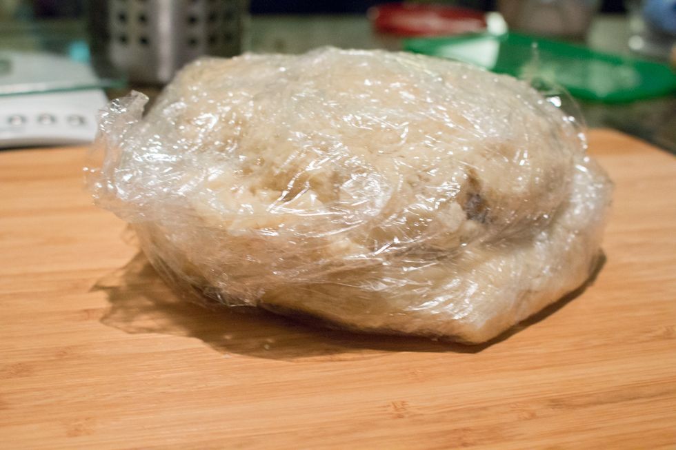 Allow to thaw until it is soft enough to roll (about 15 minutes). If you find the dough to be too crumbly, mix in a little bit more room temperature butter.