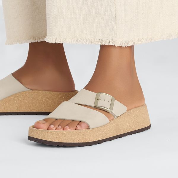 Almina Nubuck Leather Sandals