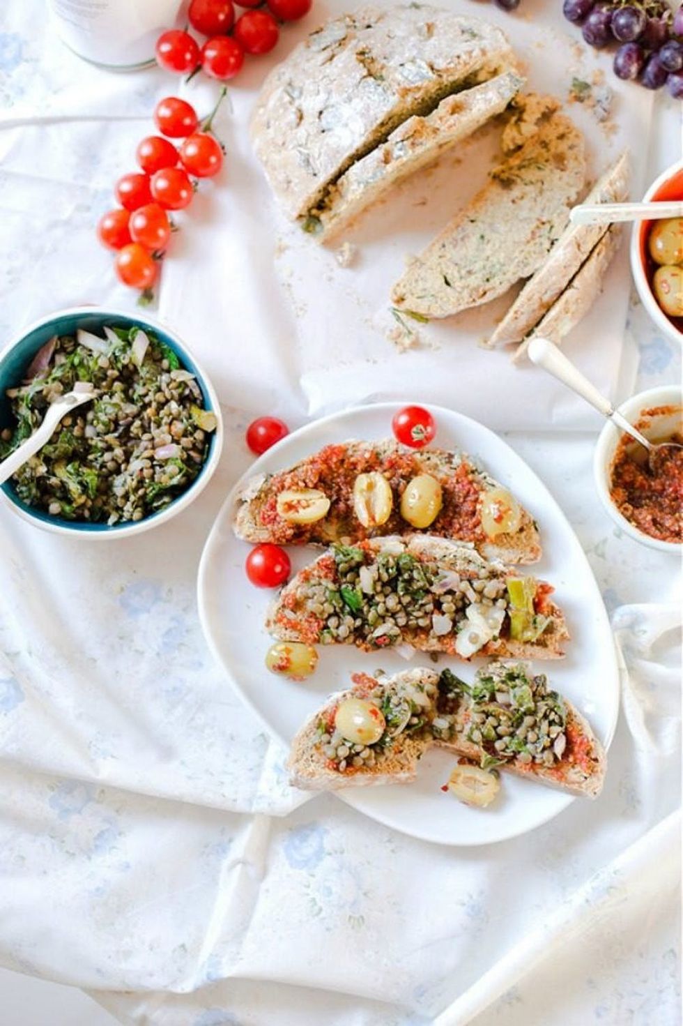 almond-basil-soda-bread