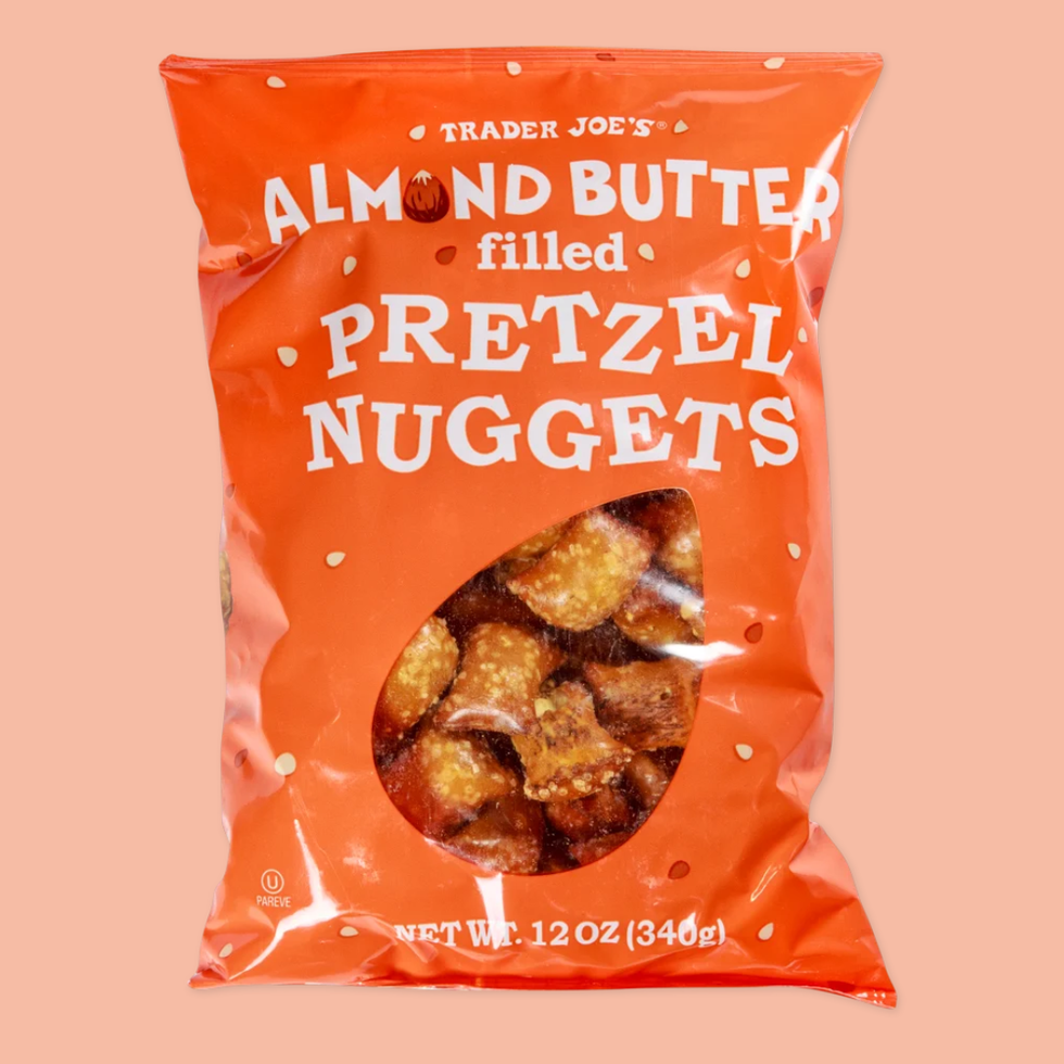 Almond Butter Filled Pretzel Nuggets