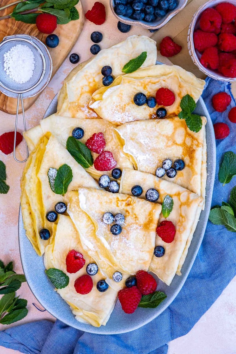 Almond Milk Crepes