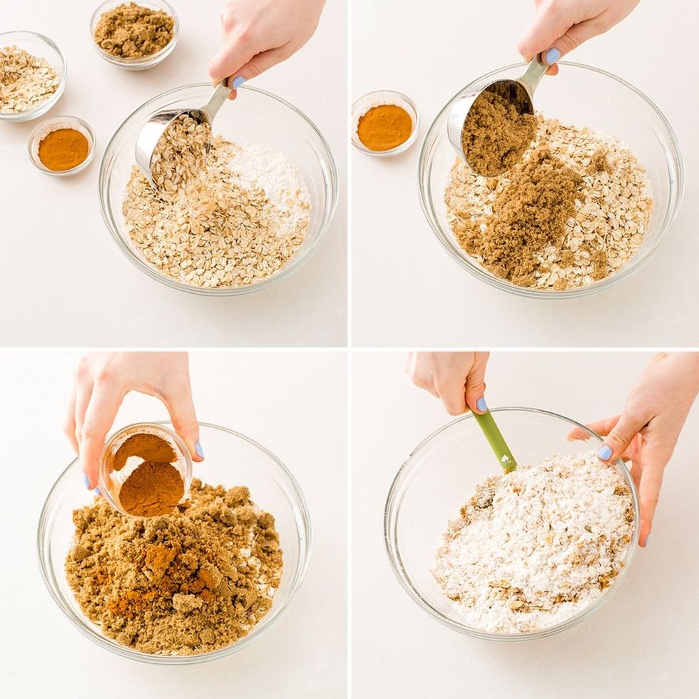 Make This Skillet Apple Almond Crisp for Brunch This Weekend Brit + Co