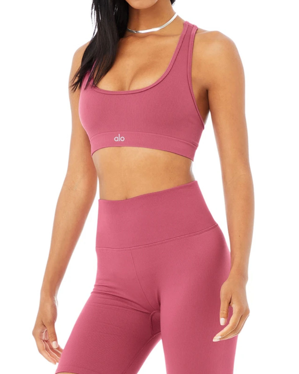 Alo Yoga Seamless Ribbed Bra