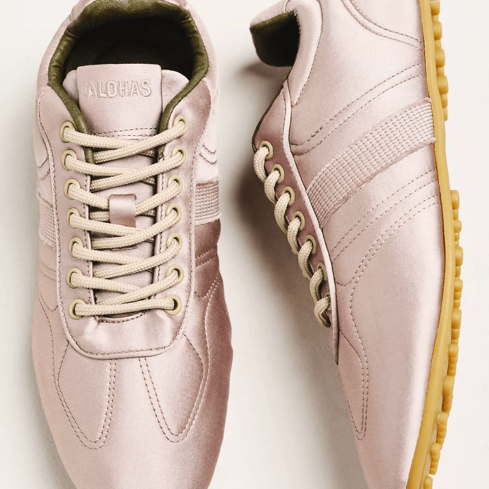 ALOHAS TB.69 Rife Satin Low-Top Sneakers