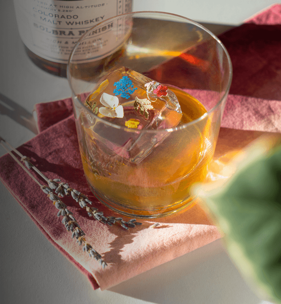 Alpine Wildflower Old Fashioned