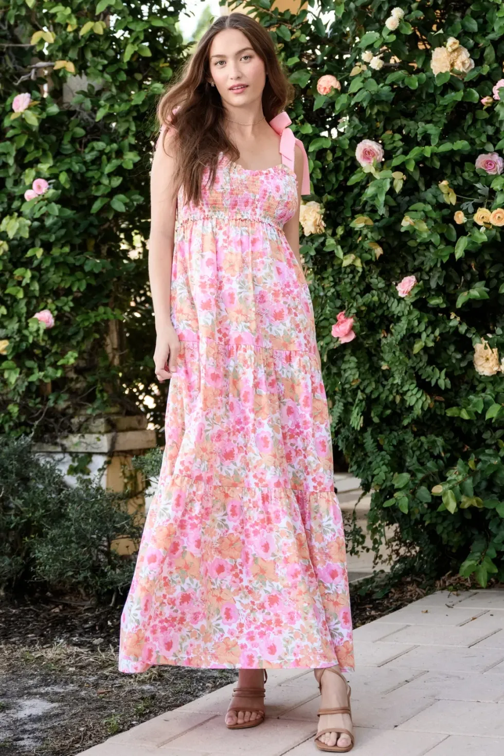 Altar'd State Addison Floral Maxi Dress