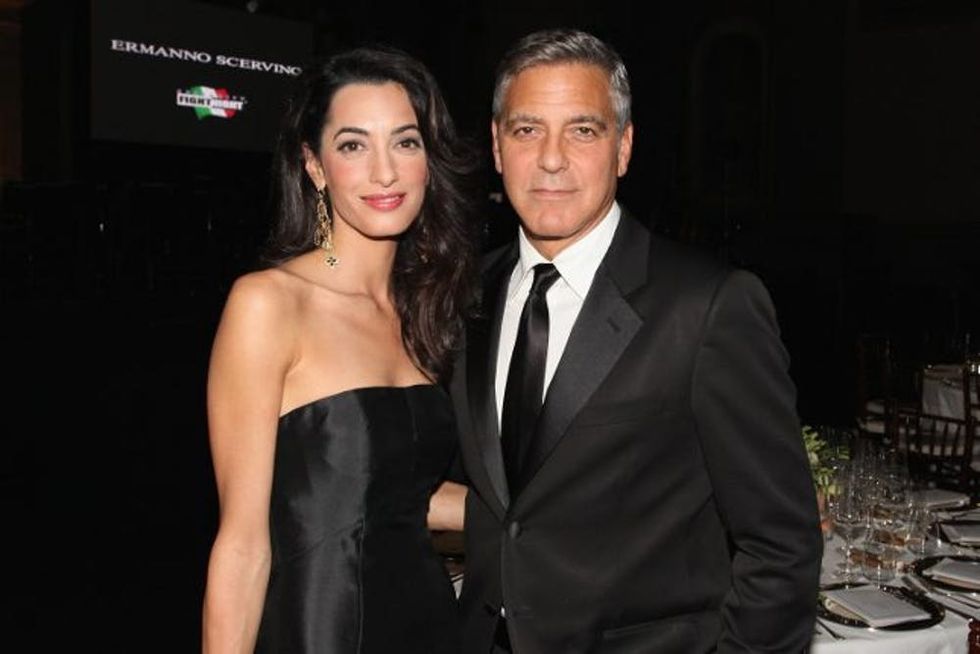 Amal and George Clooney