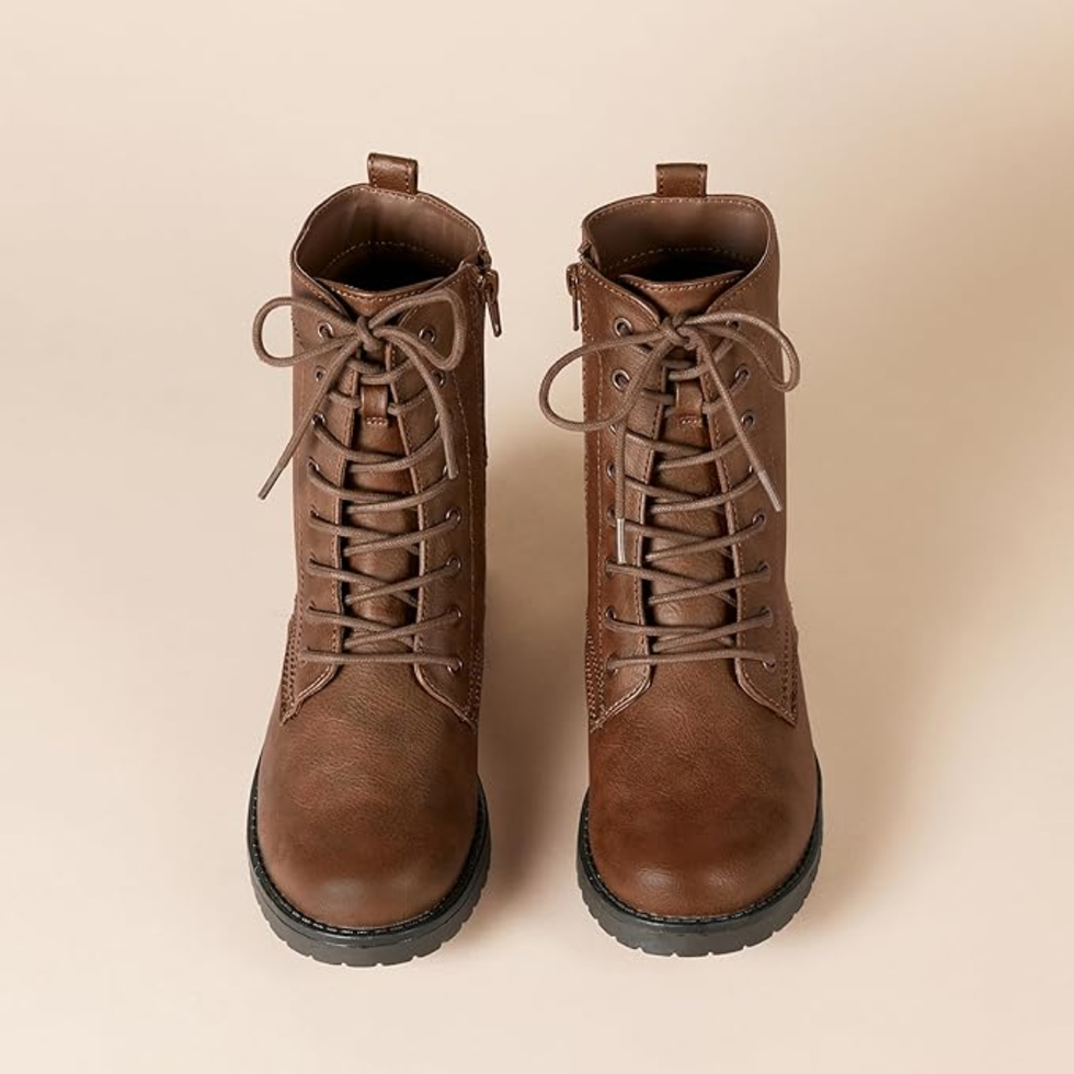 Amazon Essentials Lace-Up Combat Boots