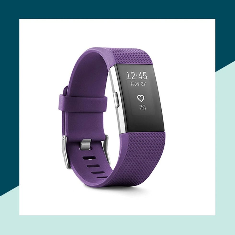 Amazon - Fitbit Charge 2 Heart Rate + Fitness Wristband, Plum