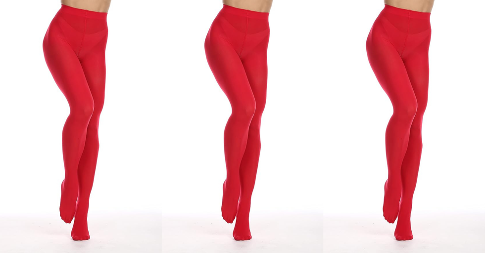 amazon red tights
