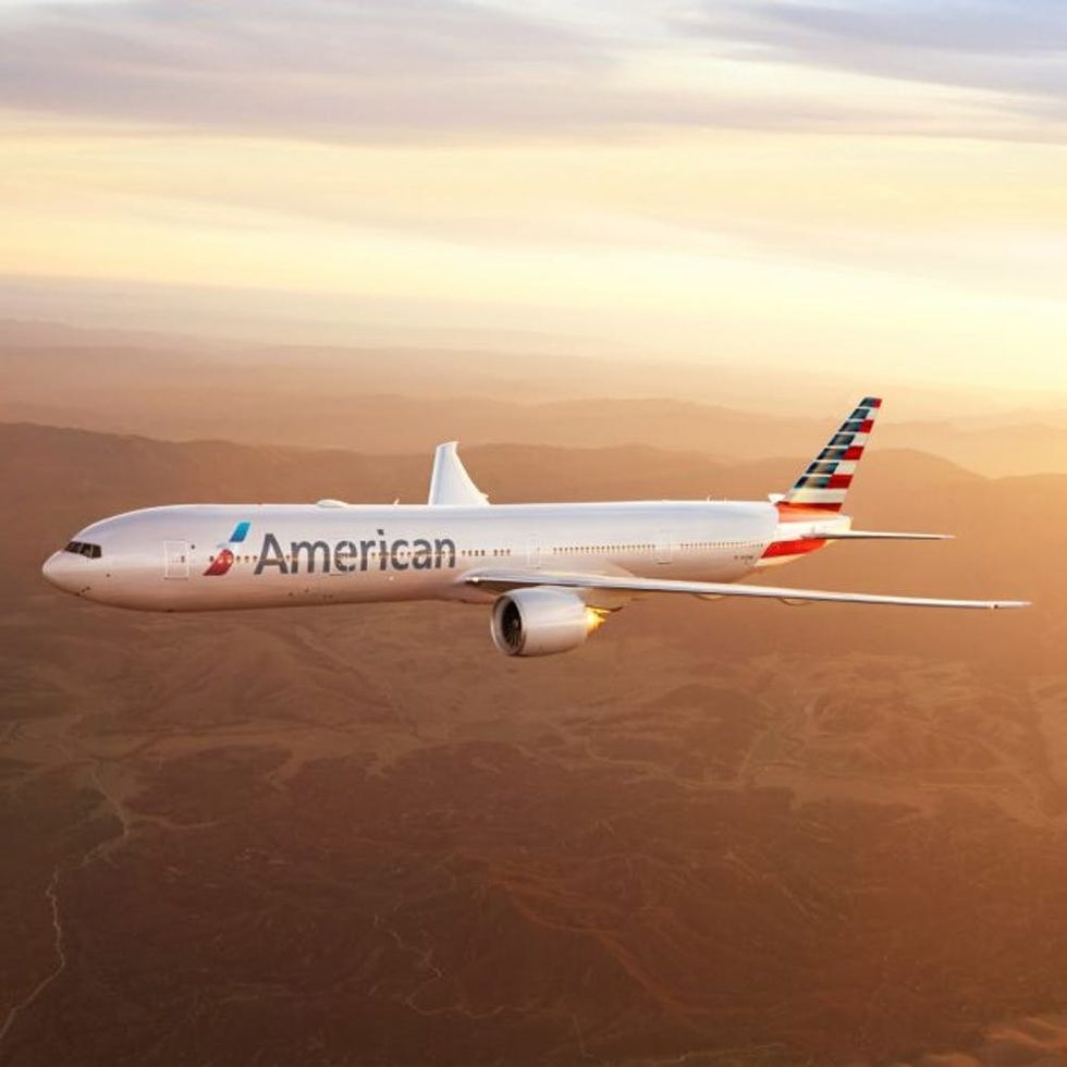 American Airlines plane