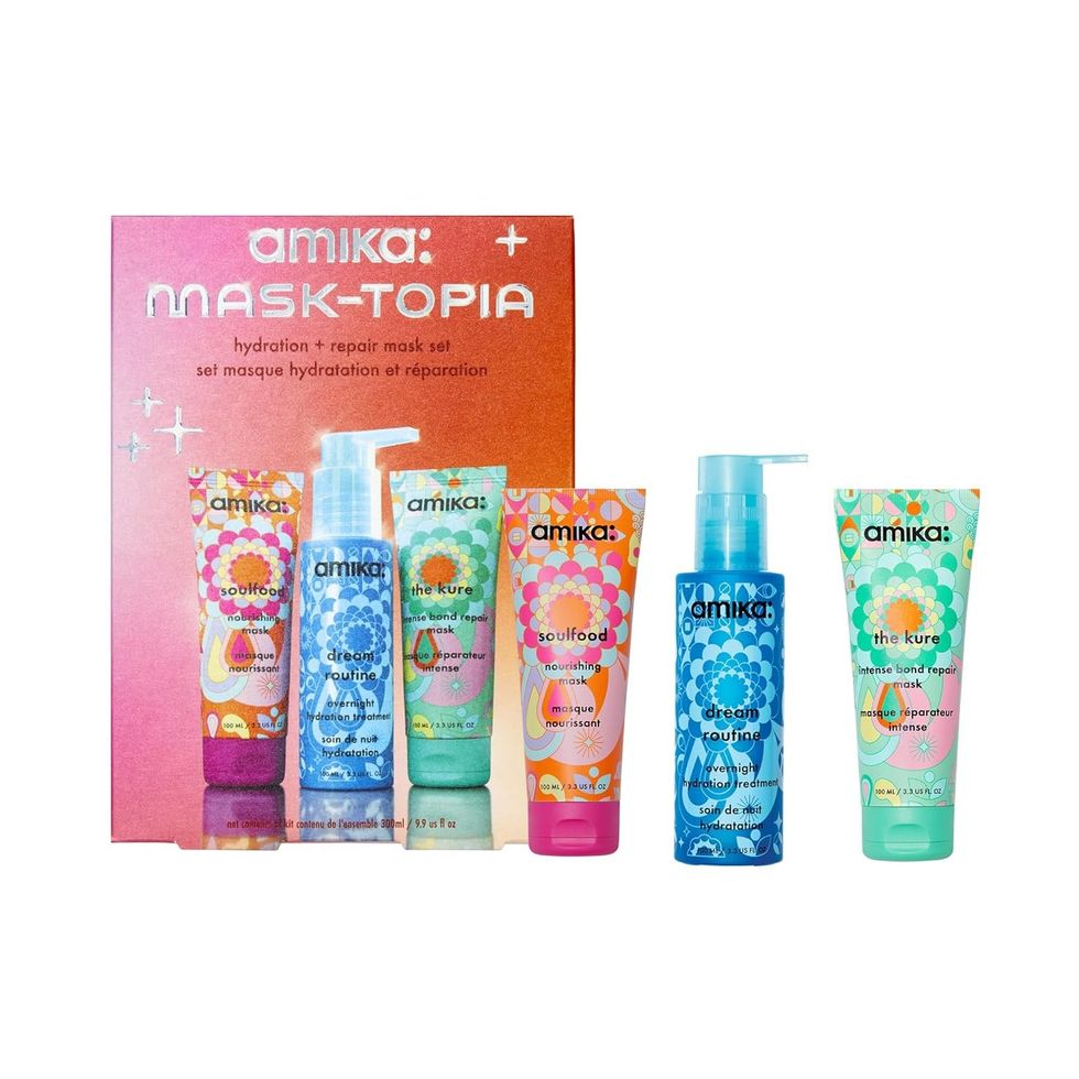 Amika Mask-topia Hydration & Repair Hair Mask Set