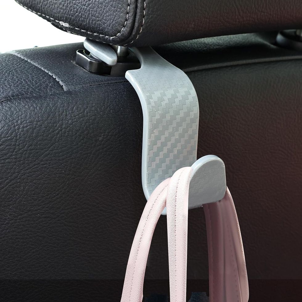 Amooca Car Seat Headrest Hooks, 4 Pack