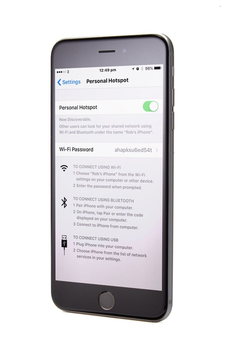 An Apple iPhone 6 Plus smartphone with a Space Grey finish, taken on October 20, 2014. (Photo by Philip Sowels/Future Publishing)